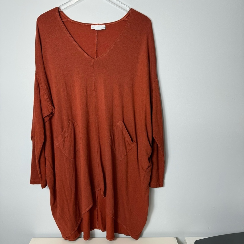 Bryn Walker Short Dress Long Tunic front pocket size Medium 1967